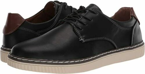 Deer Stags Men's Oxford Shoes Color Black Size 9M