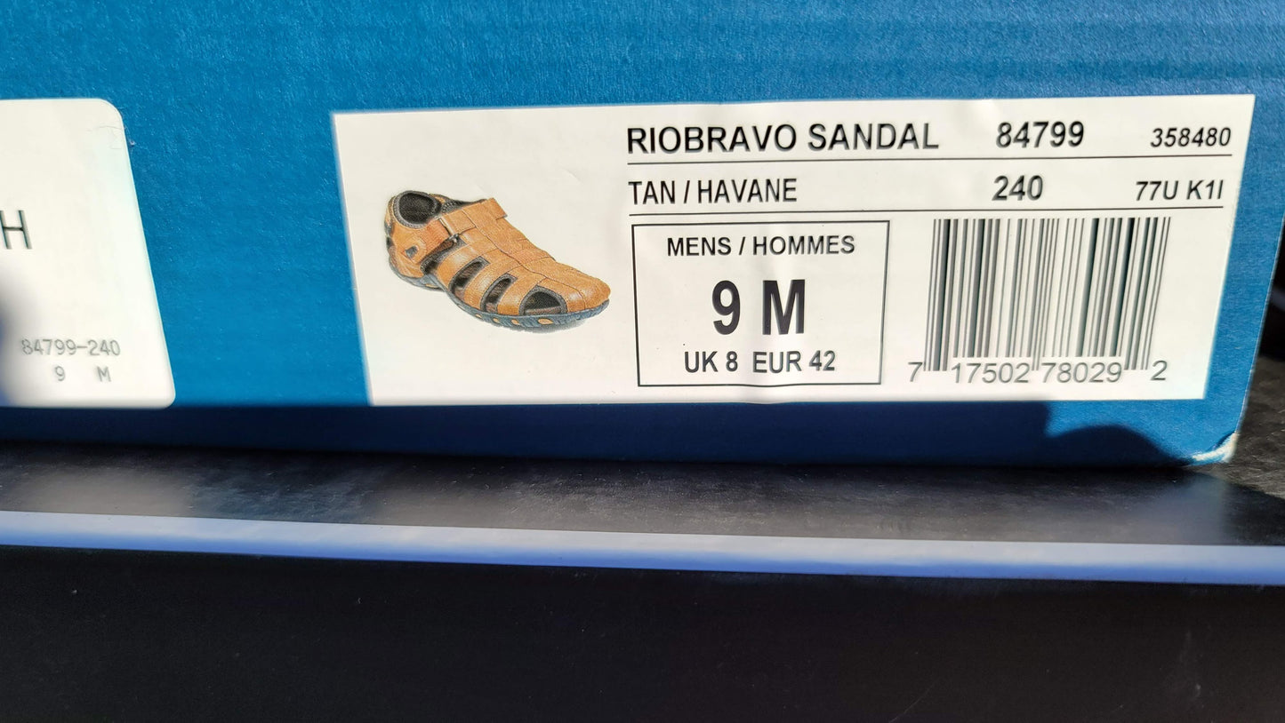 Nunn Bush Men's Rio Bravo Fisherman Closed Toe Outdoor Sandal Size: 9M Color: Tan