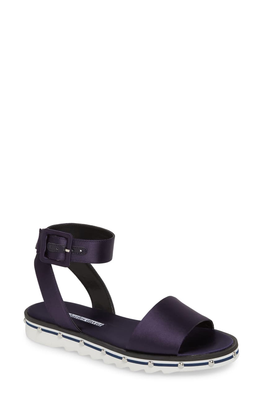 Charles David Shimmy Sandal Color Black Size 6M