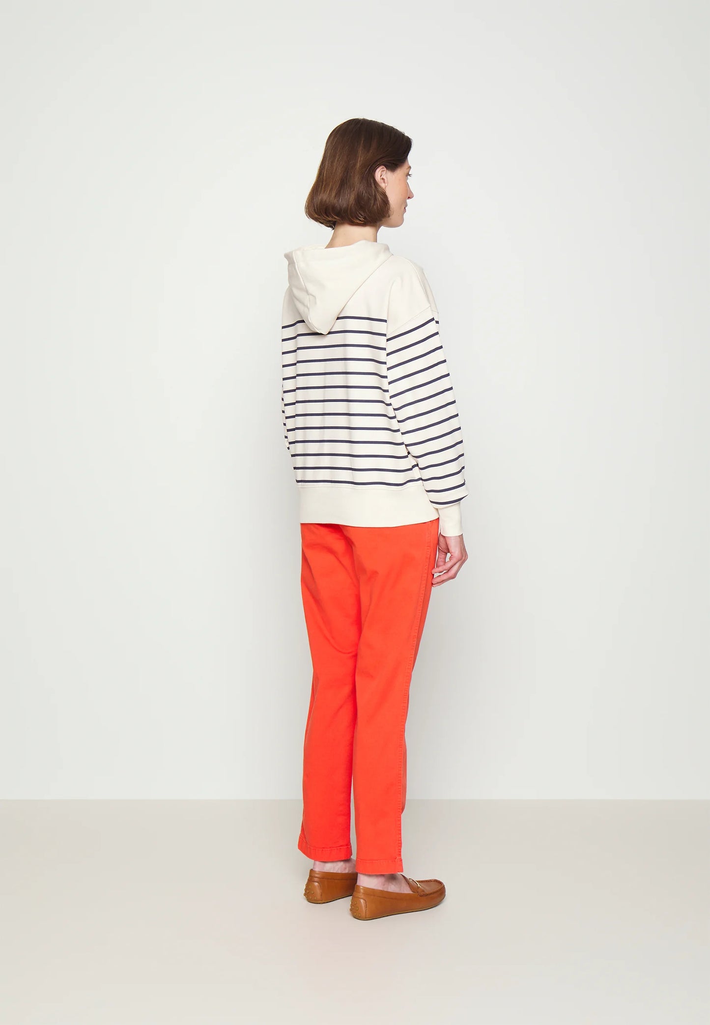 Lauren Ralph Lauren Womens Cropped Classic Chinos Color Hyannis Port Orange Size 12