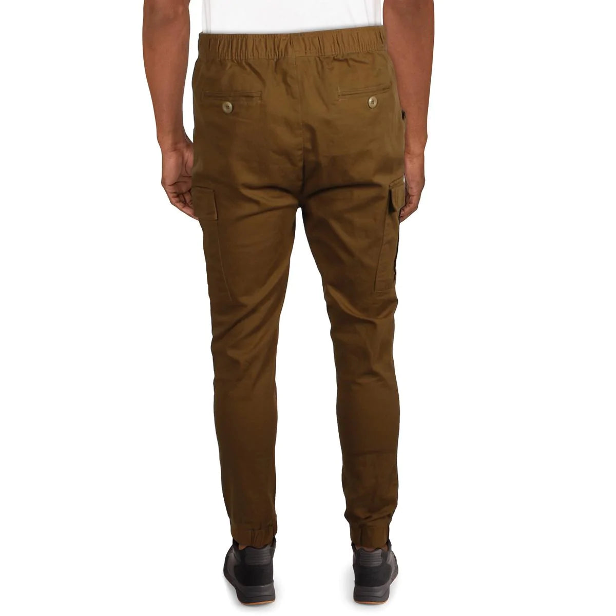 Galaxy by Harvic Men's Jogger Straight Leg Cargo Pants Color Timber Size L