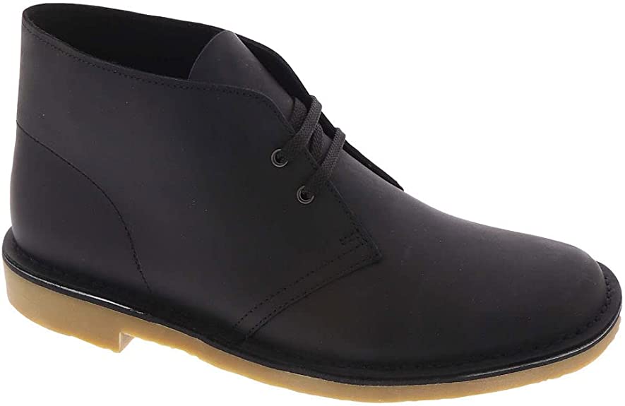 Clarks Bushacre3 Men's Boot Color Black Leather Size 8.5W