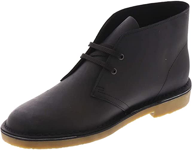 Clarks Bushacre3 Men's Boot Color Black Leather Size 8.5W