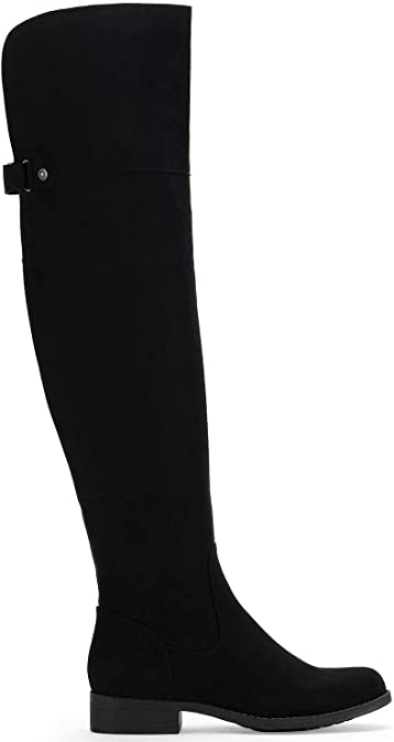Sun + Stone Womens Allicce Over-The-Knee Boots Color Black Size 7.5M Wide Calf