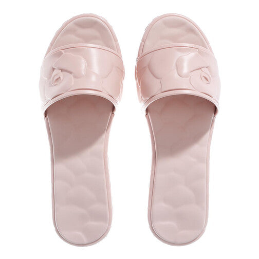 VALENTINO GARAVANI Womens Atelier 03 Rose Edition Flat Slides Color Rose Quartz Size 9.5M/EU41