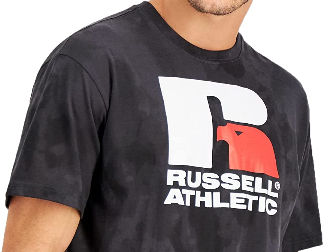 Russell Athletic Men's Victory Tie-Dyed T-Shirt Color Black Size S