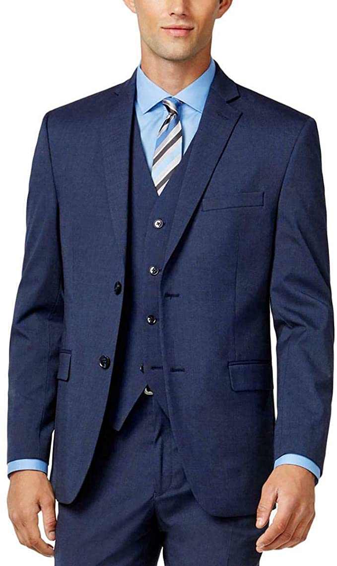 Alfani Men’s Slim Fit Notch Lapel Two-Button Blazer Style TNSY1QHZlue3