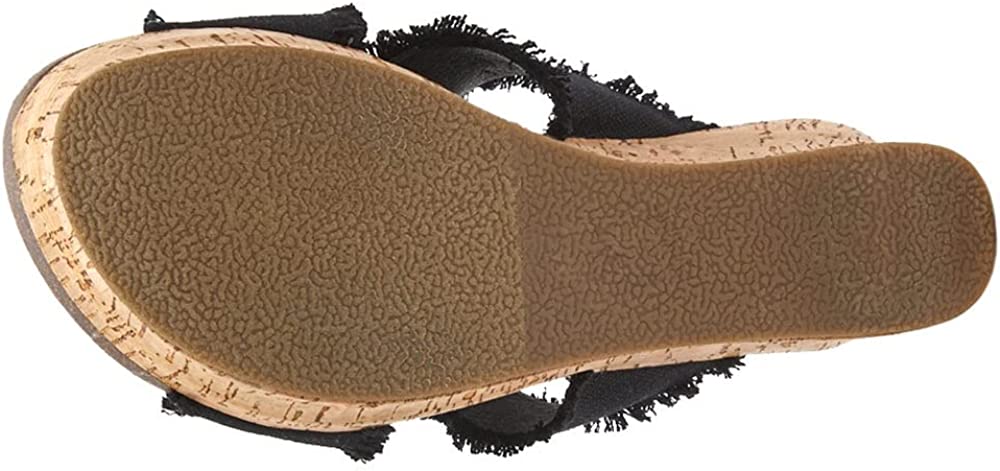 Matisse Beach by Matisse Women's Sea Salt Pumps Sandals Color Black Fabric Size 5M