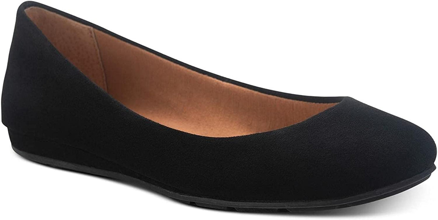 Sun Stone Eliana Flats Color Black Micro Size 9.5W
