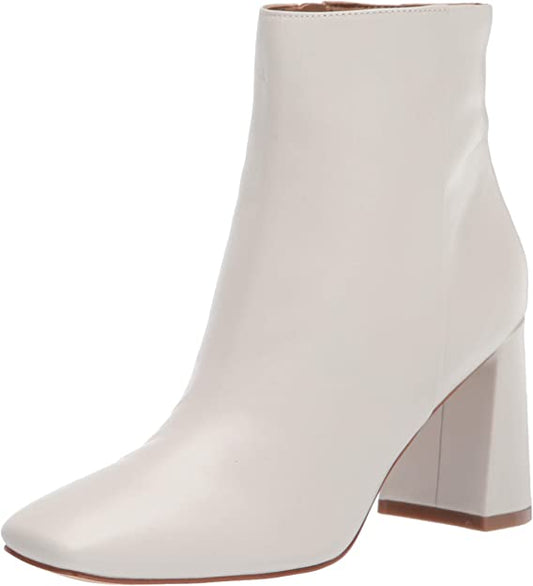 Marc Fisher Women's Fellie Fashion Boot  Color Ivory Leather Size 7.5M