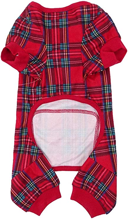 Family Pajamas Matching Brinkley Plaid Pet Pajamas Color Brinkley Plaid Size M