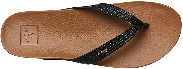 Reef Cushion Bounce Court Black Basket Size 8