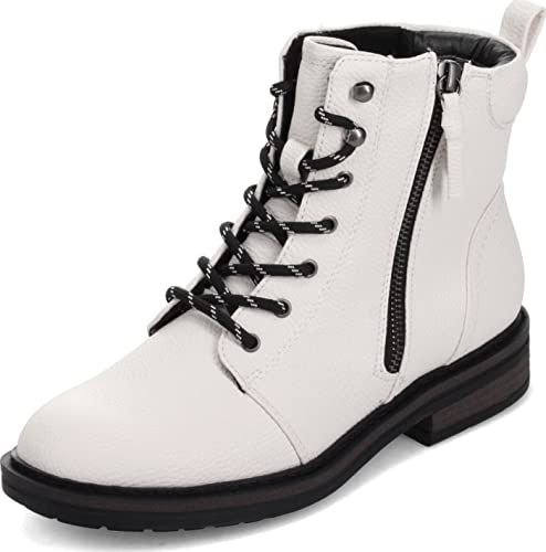 Baretraps Women's AMYSUE Platform Boots Color Cream Size 8M