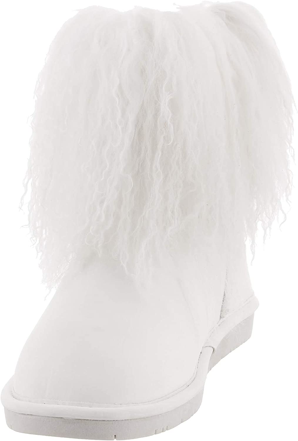BEARPAW Women's Boo Boot Color White Size 9M