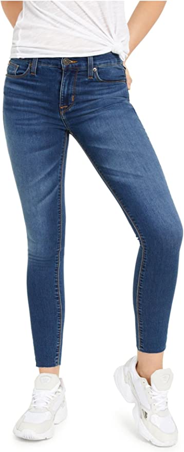 Hudson Jeans Raw-Hem Skinny Jeans Color Temple Cit Size 25