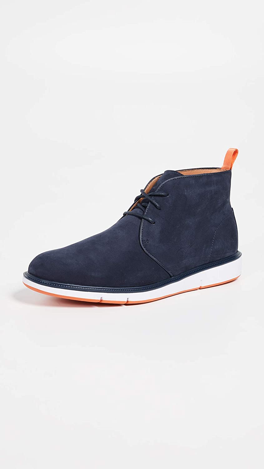 SWIMS Men's Motion Chukka Boots Color Navy/Orange Size 9M