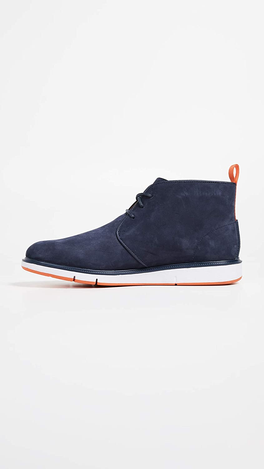 SWIMS Men's Motion Chukka Boots Color Navy/Orange Size 9M