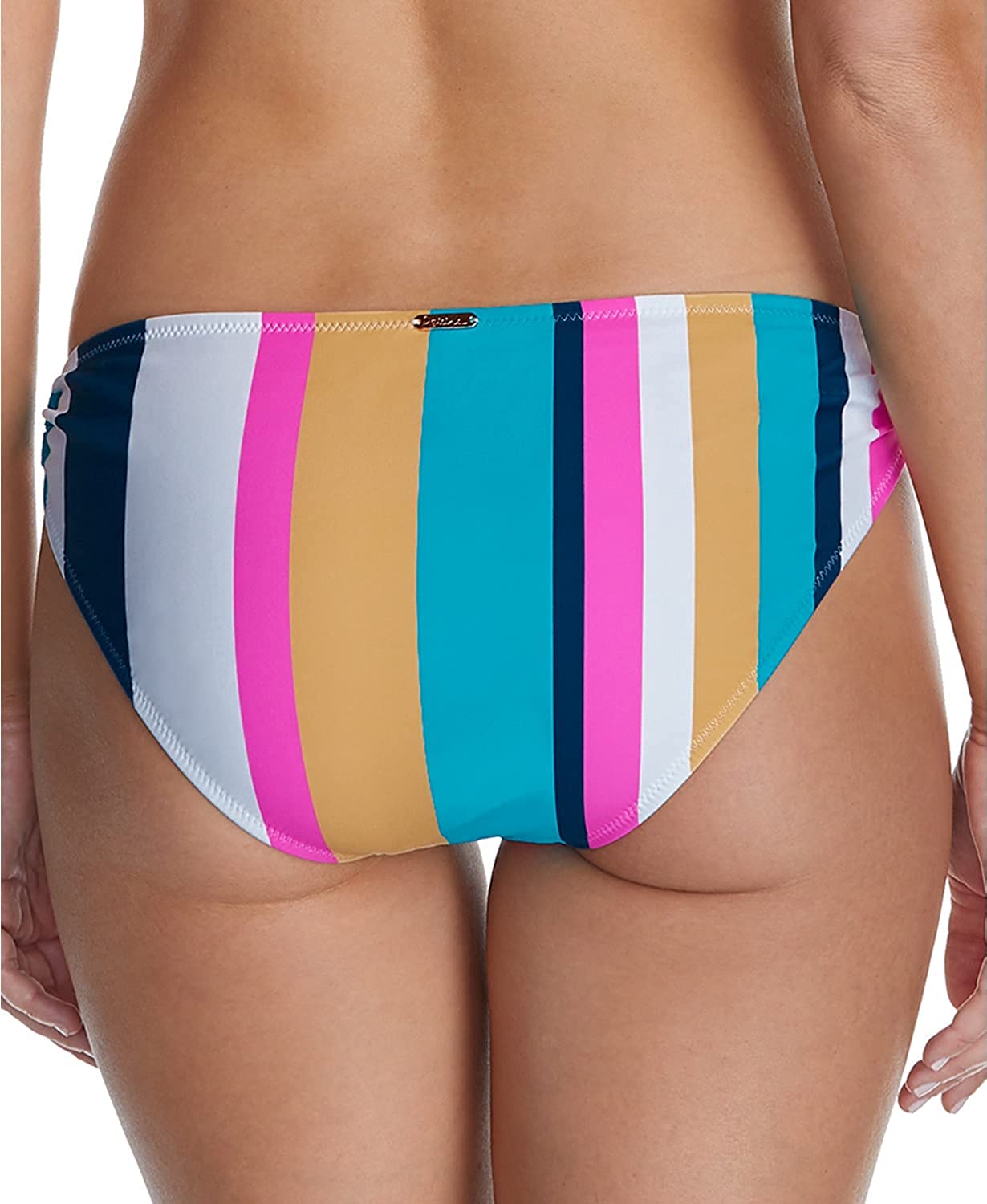 Raisins Juniors Belle Mar Striped O-Ring Bikini Bottom Color Belle Mar Stripe Size M