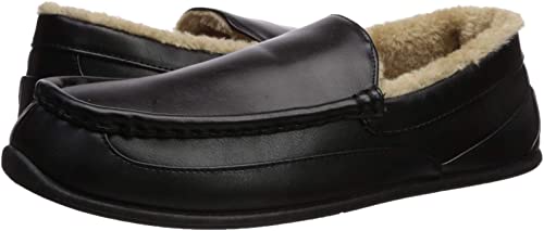 Deer Stags Men's Spun Slipper Color Black Size 7W