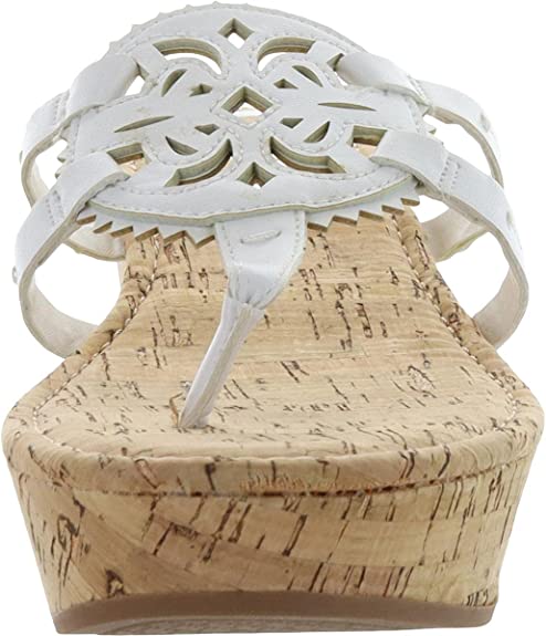 Circus by Sam Edelman Women's Rocky Wedge Sandal  Color White Size 8.5M