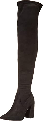 Steve Madden Womens Jacoby Thigh-High Over Knee Boot  Color Black Size 9.5M