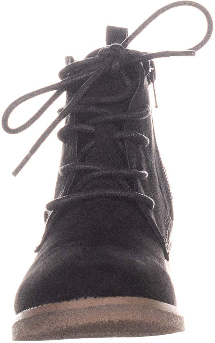 Style & Co Women's Rizio Lace-Up Ankle Booties Color Black Size 5M