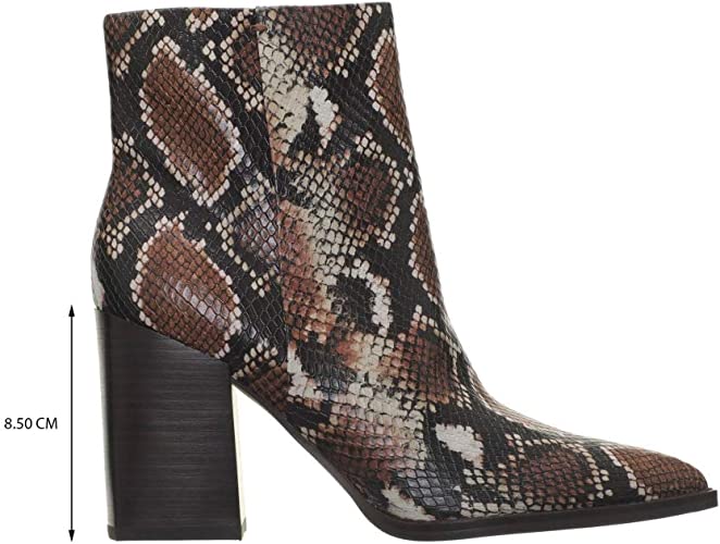 NINE WEST Women's Bryson Leather Pointed Toe Ankle Boots Color Brown Size 10M