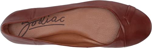 ZODIAC Women's Sadie Ballet Flat Color Cognac Size 11M