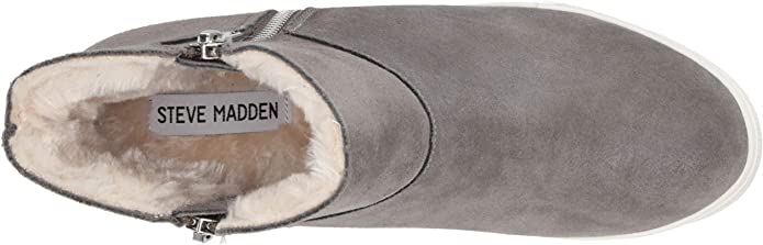 Steve Madden Women's Wanda Sneaker  Color Gray Suede Size 10M