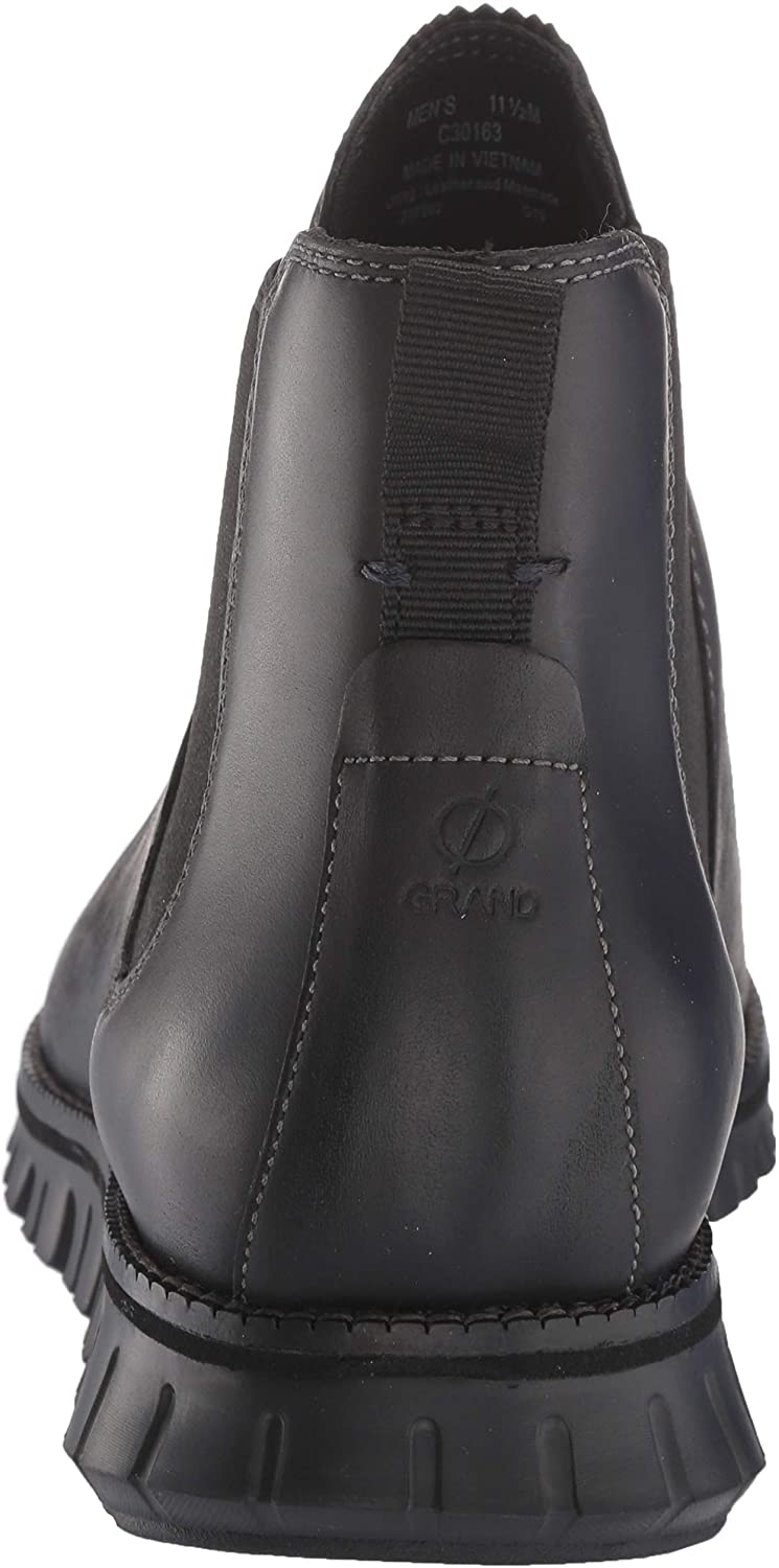 Cole Haan Men's Zerogrand Chelsea Waterproof Boot Color Wp Black Leather Size 9.5M