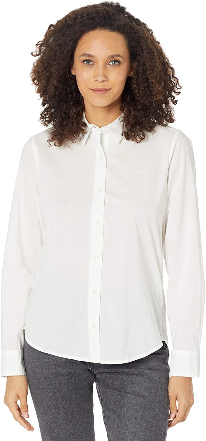 Levi's Women's Cotton The Classic Shirt Color Bright White Size M