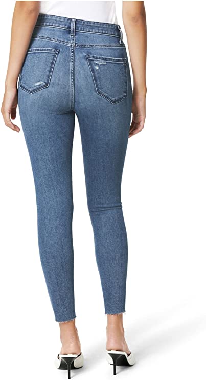 Joe's Jeans Women's Charlie High Rise Skinny Crop Jeans Color Blue Size 25