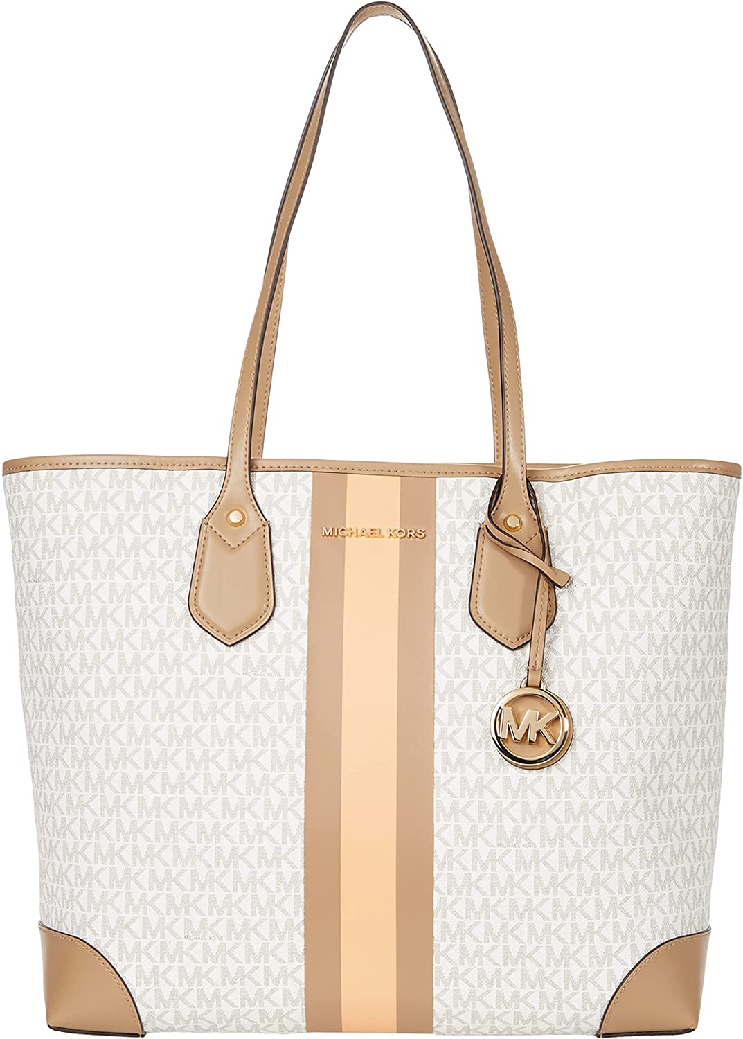 Michael Kors Eva Large Tote Cantaloupe Style 30T9GV0T7B Beige