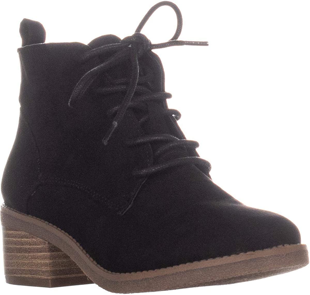 Style Co Rizio Lace-Up Ankle Booties Color Black Size 8M