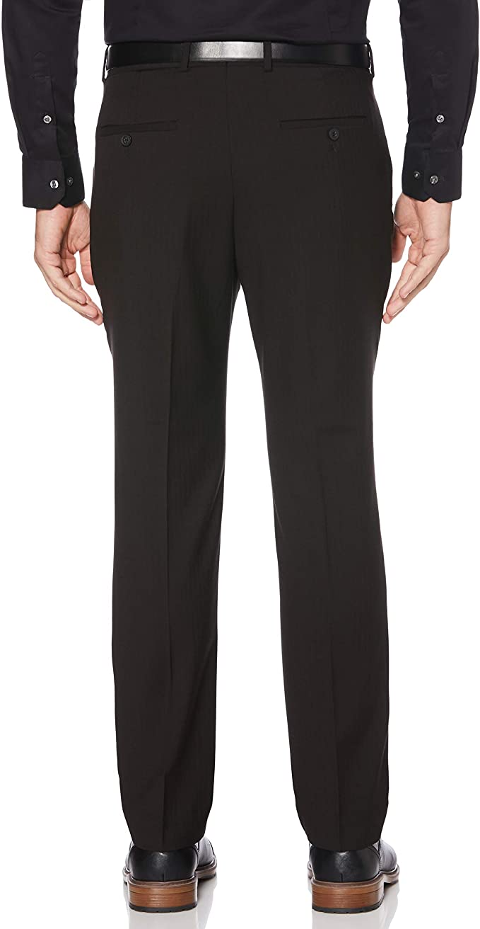 Perry Ellis Men's Portfolio Slim Fit Dress Pant Color Black W34xL34