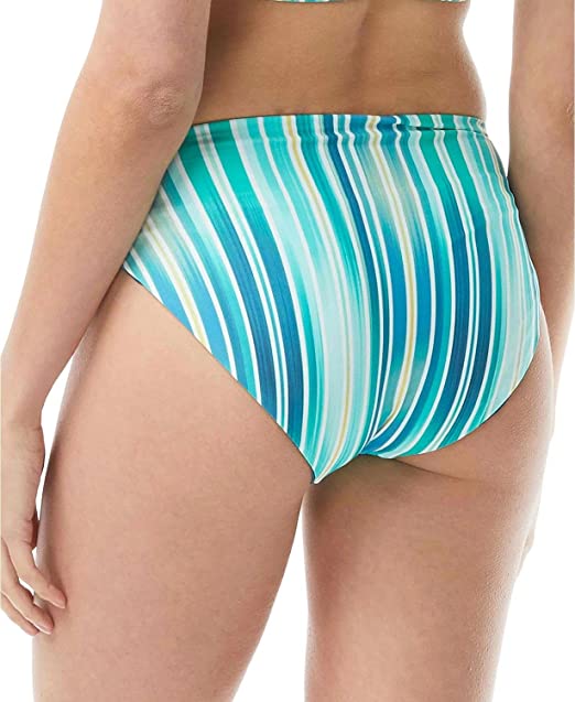 Vince Camuto Women's Standard Reversible High Leg Bikini Bottom Color Azure 426 Size M