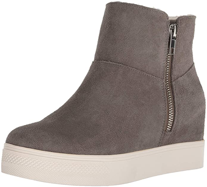 Steve Madden Women's Wanda Sneaker  Color Gray Suede Size 10M
