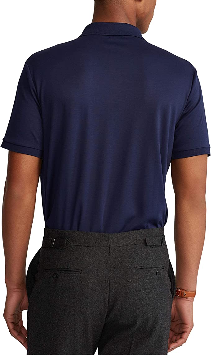 Polo Ralph Lauren Men's Classic-Fit Soft Cotton Polo Color French Navy Size XL
