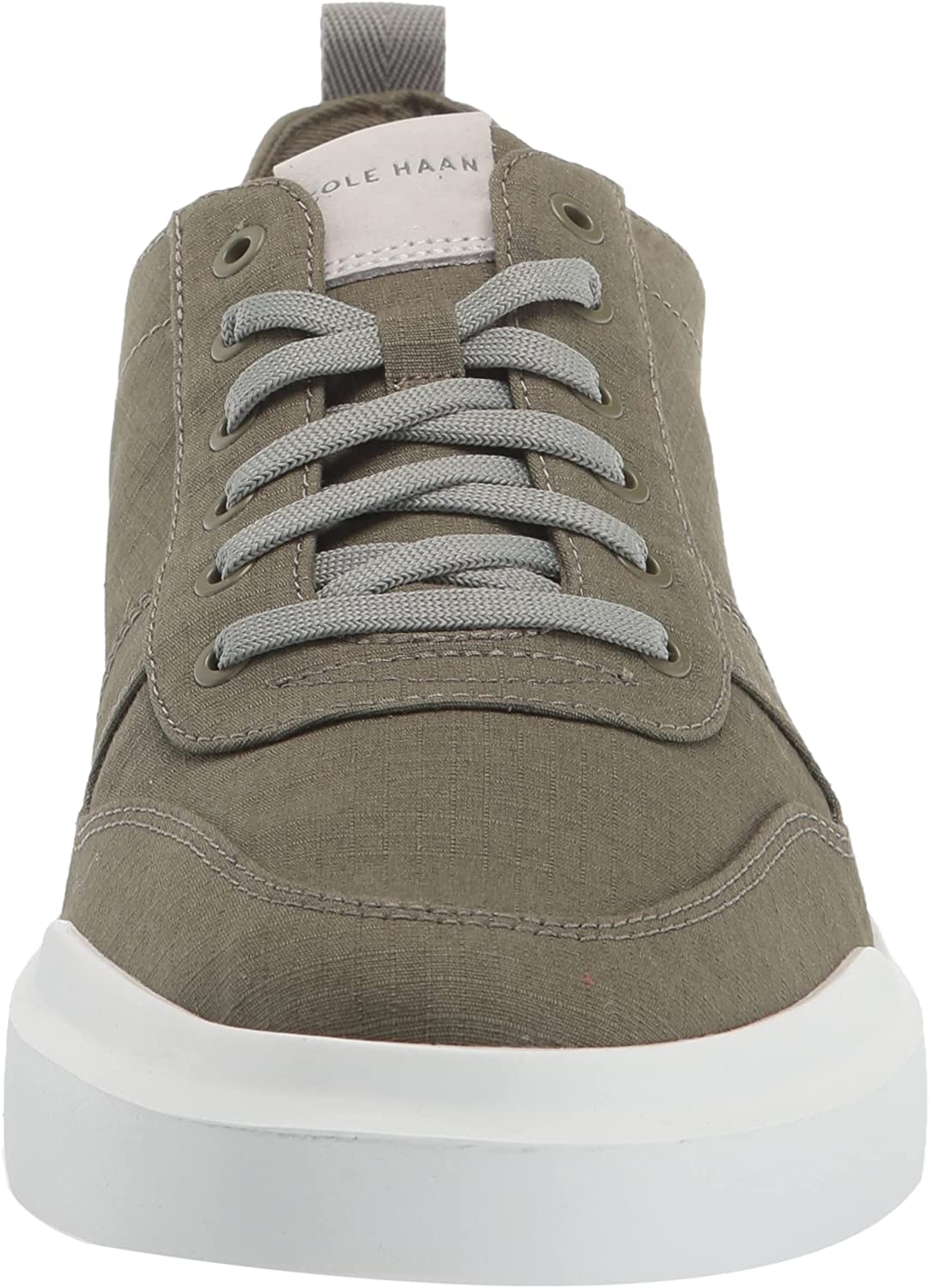 Cole Haan Mens GrandPro Rally Court Canvas Court Sneakers Color Dusty Olive White Size 9.5M