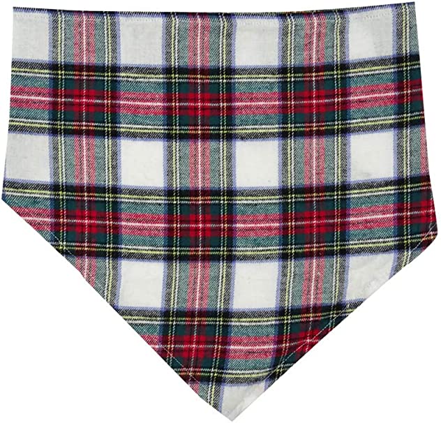 Family Pajamas Matching Pet Stewart Plaid Bandana Color Stewart Plaid Size L/XL
