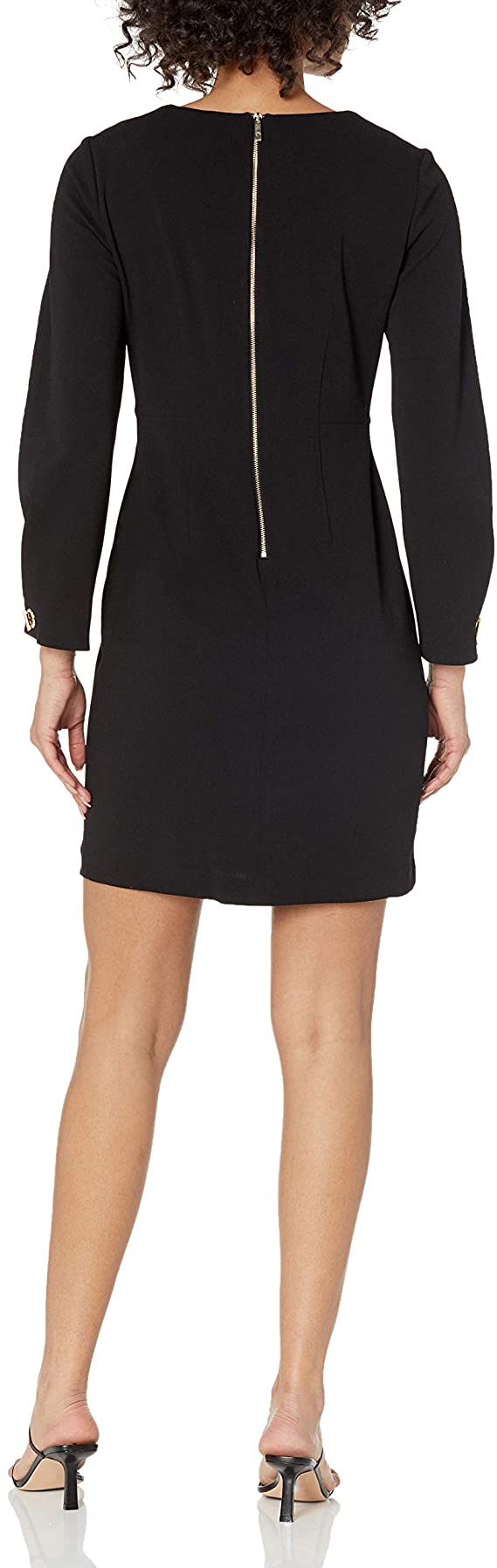 Tommy Hilfiger Women's Scuba Sheath Dress Color Jet Black Size 10