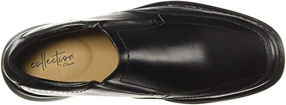 Clarks Men's Kempton Free Loafer Color Black Leather Size 10M
