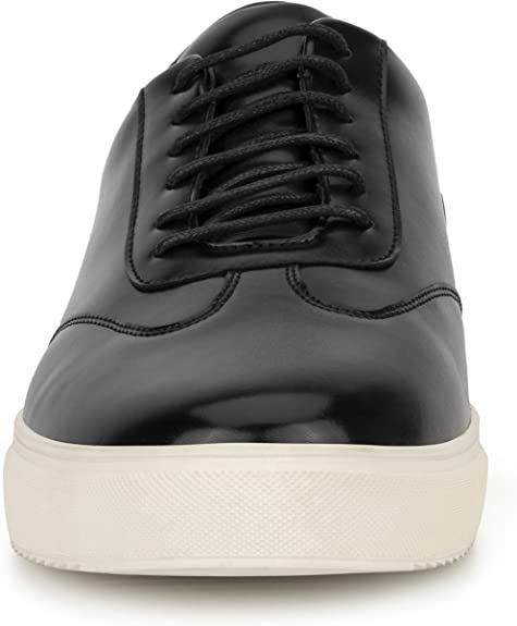 New York & Company Men’s Newton Low Top Sneaker Color Black/White Size 7.5M