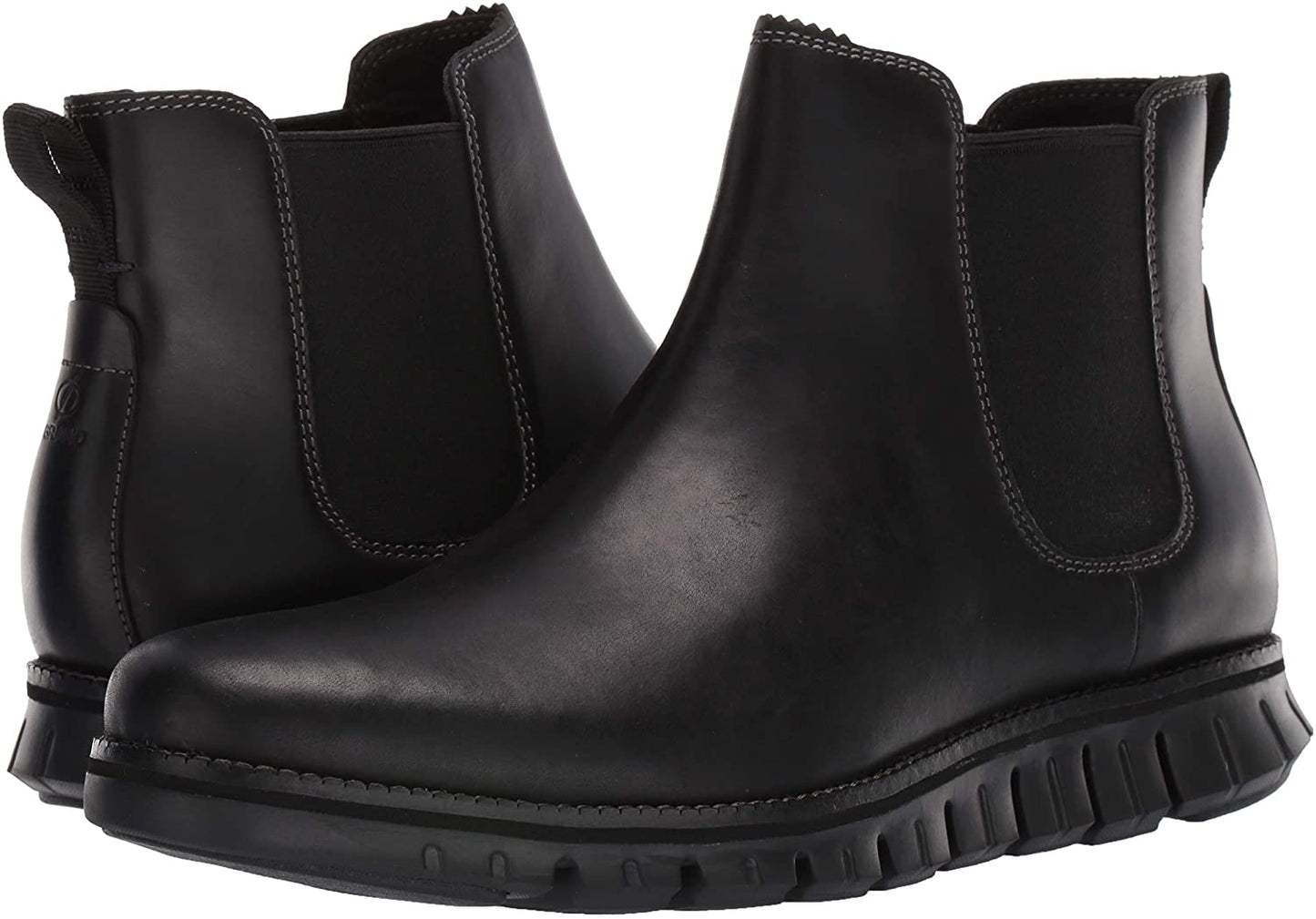 Cole Haan Men's Zerogrand Chelsea Waterproof Boot Color Wp Black Leather Size 9.5M