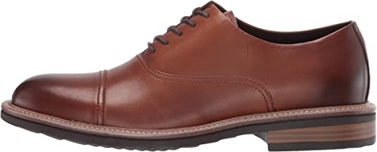 Kenneth Cole Reaction Men's Klay Flex Cap-Toe Oxford Color Cognac Size 9.5M