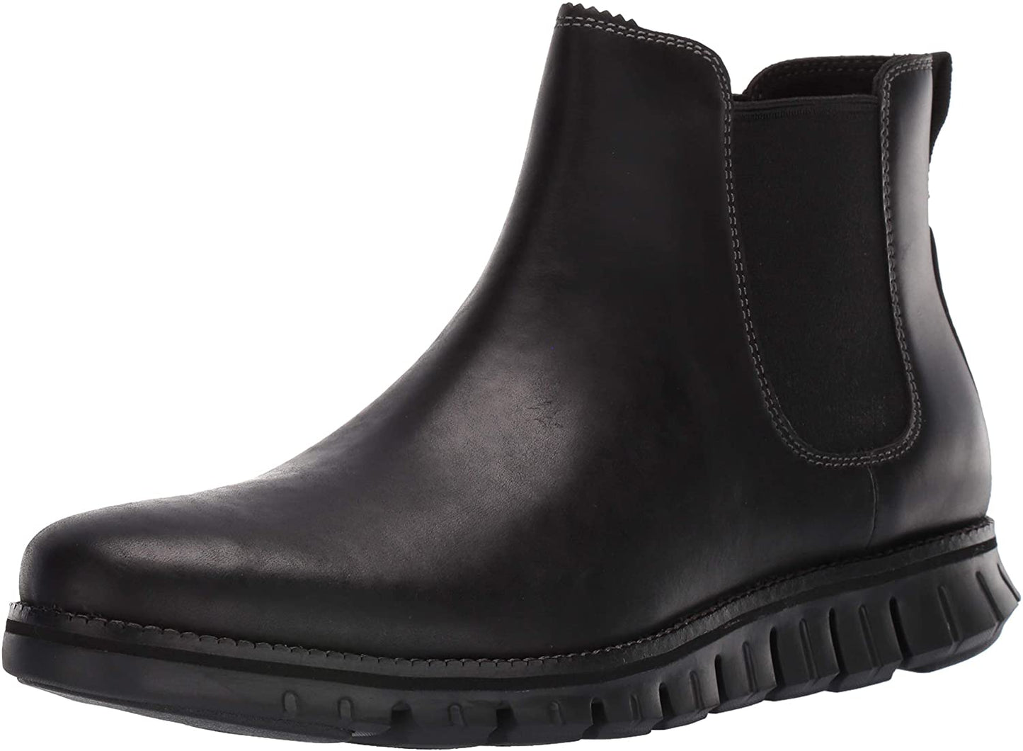 Cole Haan Men's Zerogrand Chelsea Waterproof Boot Color Wp Black Leather Size 9.5M