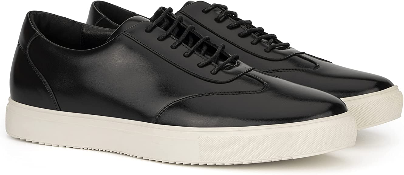 New York & Company Men’s Newton Low Top Sneaker Color Black/White Size 7.5M