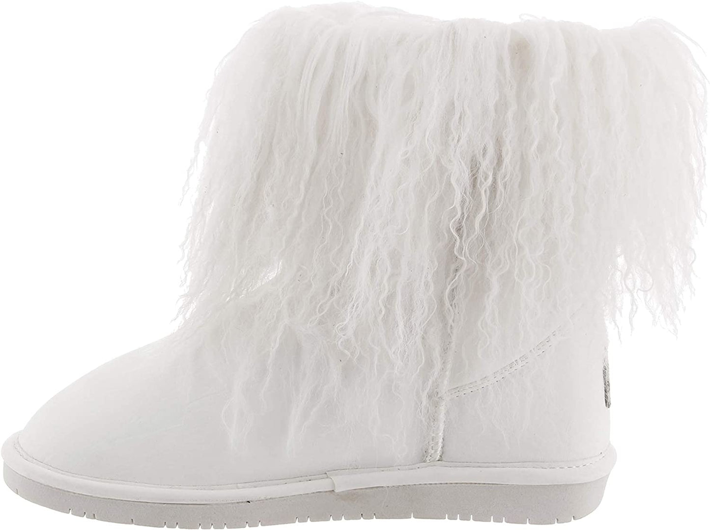 BEARPAW Women's Boo Boot Color White Size 9M