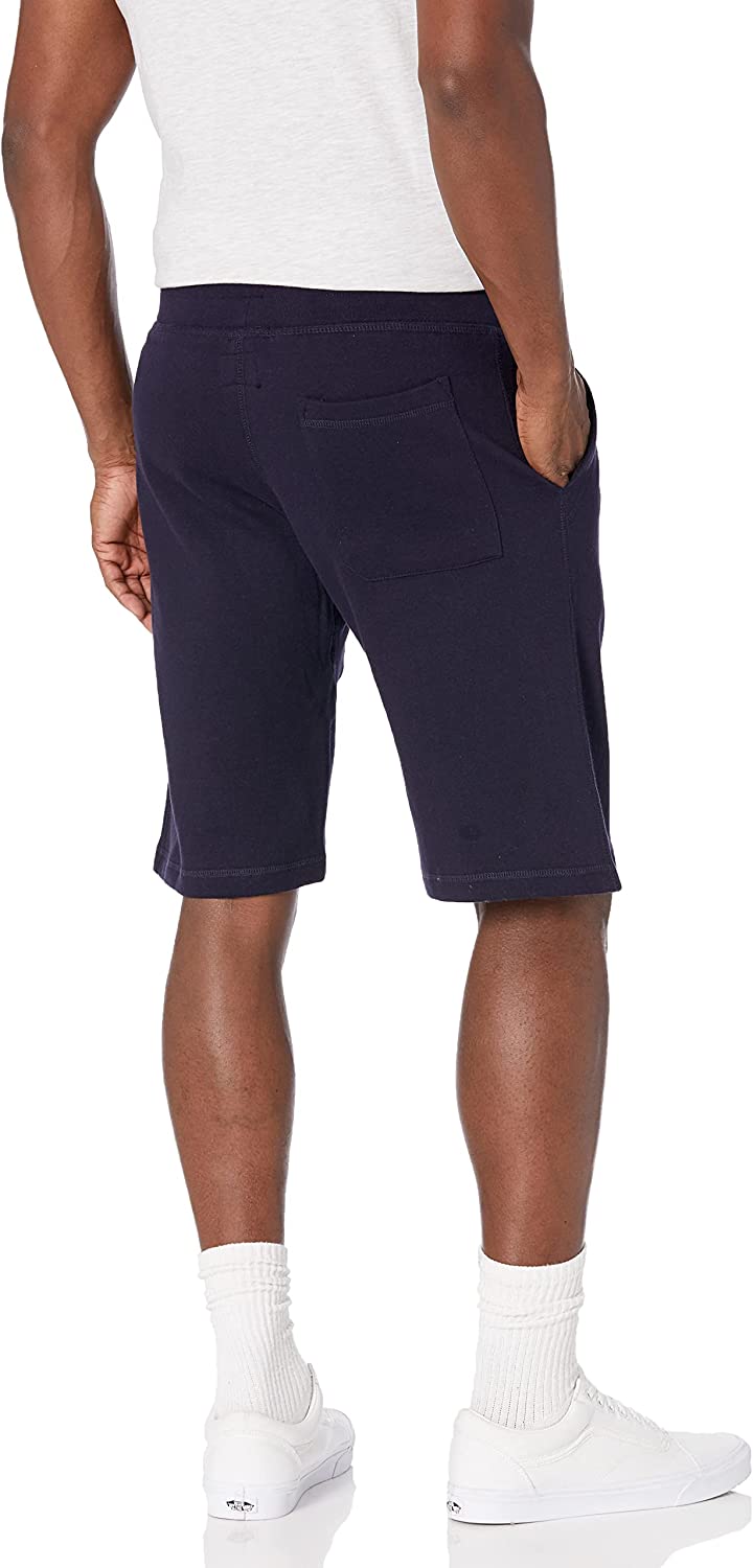 Quiksilver Men's Town Hall Fleece Shorts Color Navy Blazer Size M