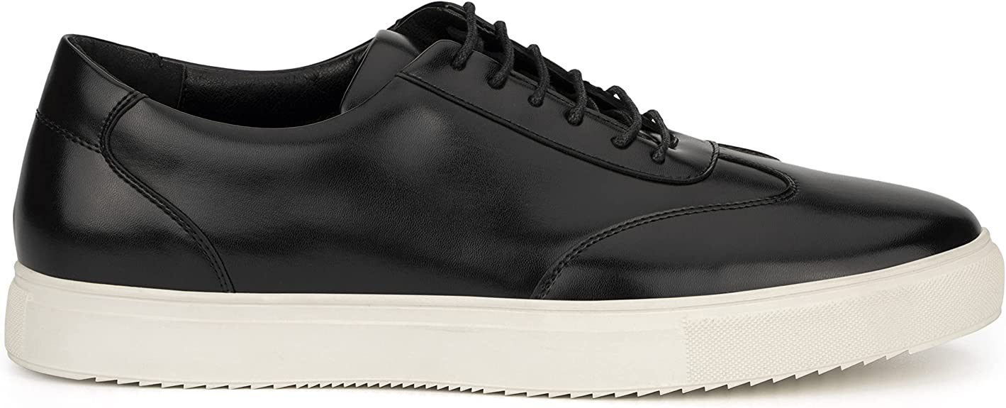 New York & Company Men’s Newton Low Top Sneaker Color Black/White Size 7.5M
